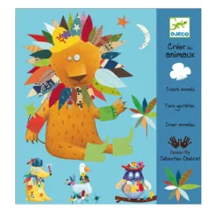 Djeco Creative Sticker Set - Create Animals