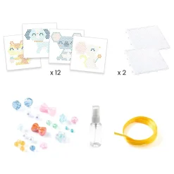 Djeco Creative Water Beads, Fuzzy Friends