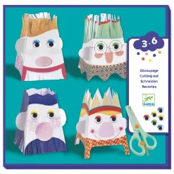 Djeco Decoupage, Cut-Out Snip Snip Figures