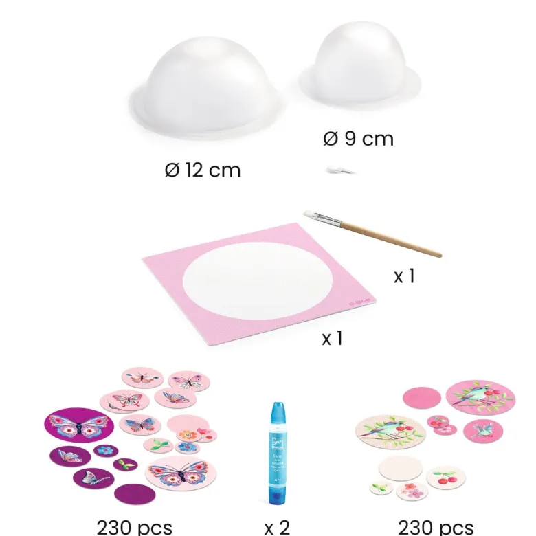 Djeco DIY - Paper Bowls, Butterflies