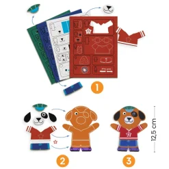 Djeco DIY Magnets, Funky Family