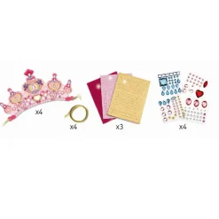 Djeco DIY Princess Diadem Mosaic Picture Frame