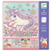 Djeco Drawing Stencils, Unicorn