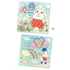 Djeco Drawing Stencils, Unicorn
