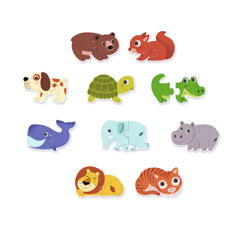 Djeco Duo Puzzle – Animals