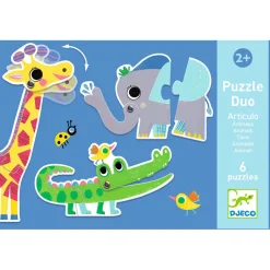Djeco Duo Puzzle, Animals