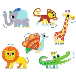 Djeco Duo Puzzle, Animals