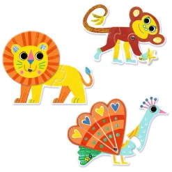 Djeco Duo Puzzle, Animals