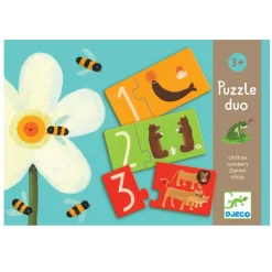 Djeco Duo Puzzle, Numbers