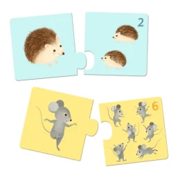 Djeco Educational Game, Baby Animals