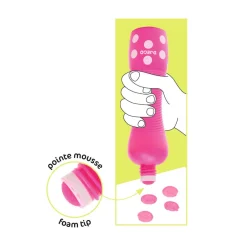 Djeco Foam Dabbers, Set of 4 - Neon