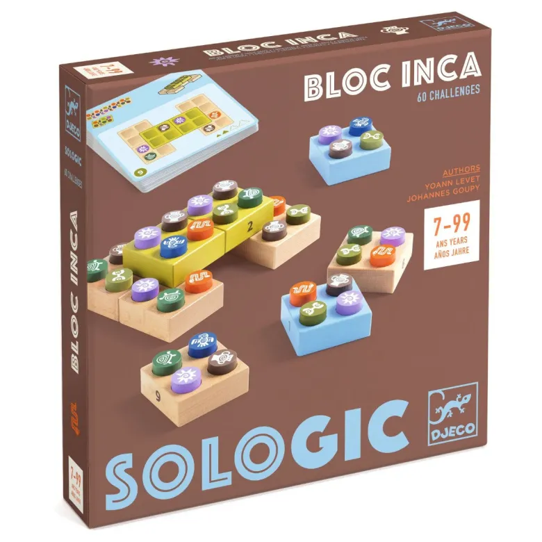 Djeco Game, Sologic Game, Bloc Inca