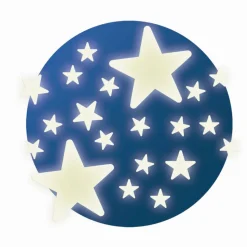 Djeco Glow-in-the-Dark Wall Stickers, Stars