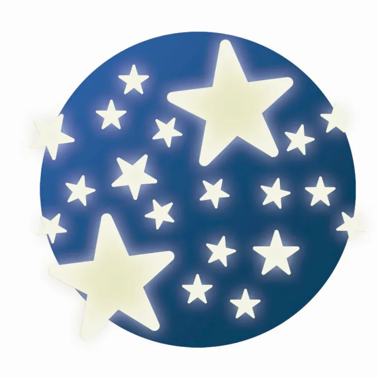 Djeco Glow-in-the-Dark Wall Stickers, Stars
