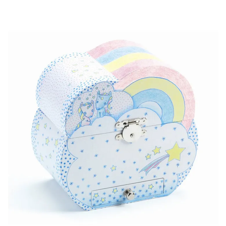 Djeco Jewelry Box with Music, Unicorn