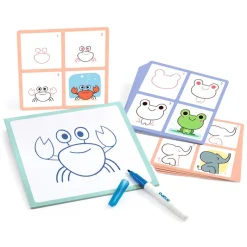 Djeco Learning Game, Step by Step 1, 2, 3 - Animal Babies