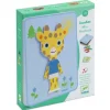 Djeco Magnetic Playset, Inzebox - Mix & Match Animals