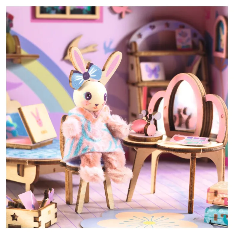 Djeco Mi House, DIY Miniature Universe in a Suitcase - Rosie