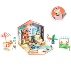 Djeco Mi House, DIY Miniature Universe in Suitcase - Mia