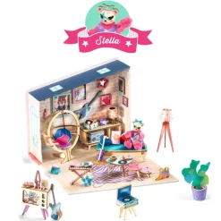 Djeco Mi House, DIY Miniature Dollhouse - Stella