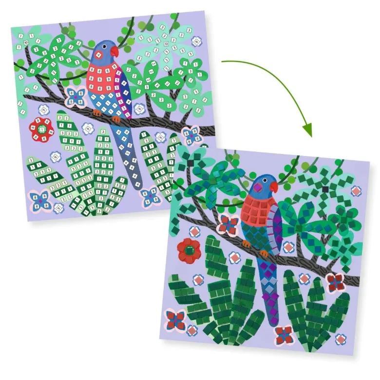 Djeco Mosaic, Birds of the Jungle
