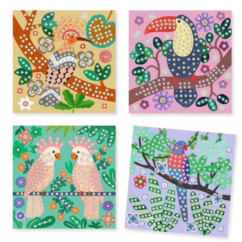 Djeco Mosaic, Birds of the Jungle