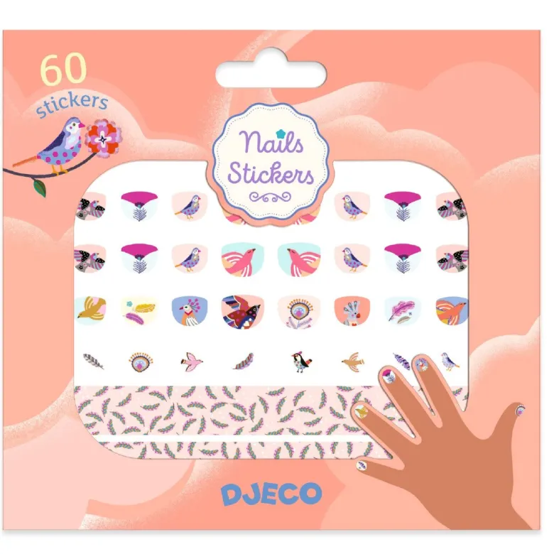 Djeco Nail Stickers, Feather