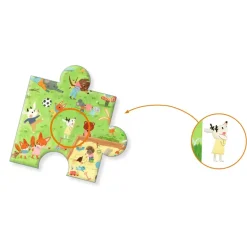 Djeco Observation Puzzle, Garden - 36 Pieces