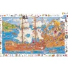Djeco Observation Puzzle, Pirate - 100 Pieces