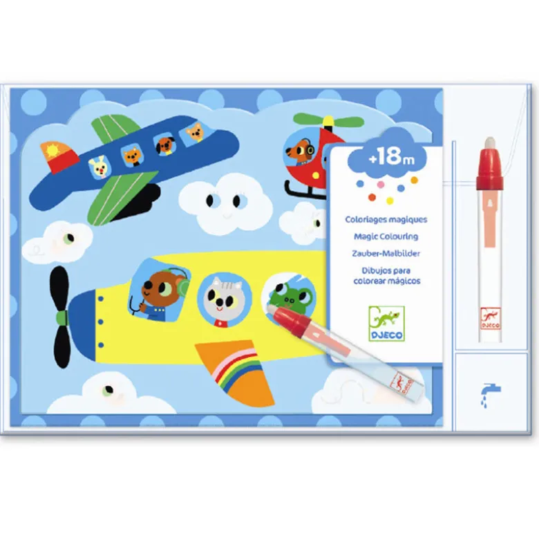 Djeco Paint with Water, In the Clouds – Suitable from 18 Months