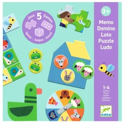 Djeco Play & Learn, 5 Games on the Farm