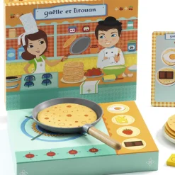 Djeco Play Food in Box, Pancake Set