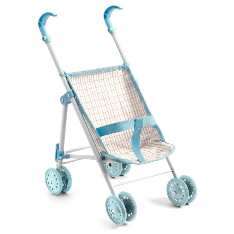Djeco Pomea, dukkeklapvogn blå 44 cm