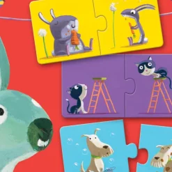 Djeco Puzzle Duo, Opposites