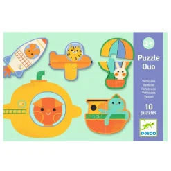 Djeco Puzzle Duo, Transport
