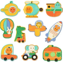 Djeco Puzzle Duo, Transport
