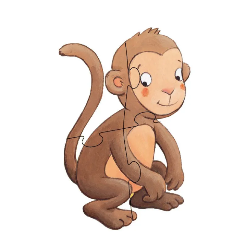 Djeco Puzzle, Marmoset and His Friends