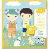 Djeco Reusable Stickers – Clothing Set