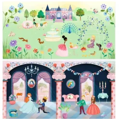 Djeco Reusable Stickers, The Castle