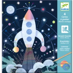 Djeco Scratch Cards – Space