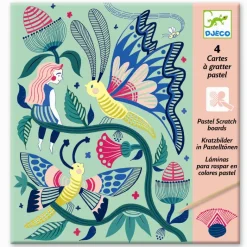 Djeco Scratch Cards, Fantasy Garden