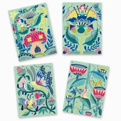 Djeco Scratch Cards, Fantasy Garden