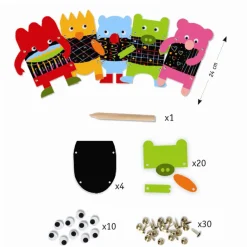 Djeco Scratch Cards, Little Monsters