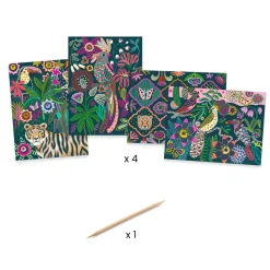 Djeco Scratch Cards, Rococo