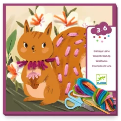 Djeco Sewing Cards with Needle and Thread