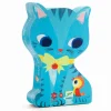 Djeco Silhouette Puzzle, Cat - 24 Pieces