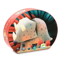 Djeco Silhouette Puzzle, Dinosauren Theo, 24 pieces