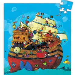Djeco Silhouette Puzzle, Pirate Ship - 54 Pieces