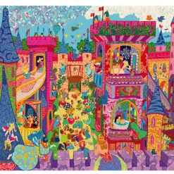 Djeco Silhouette Puzzle, Princess Castle – 54 Pieces