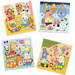 Djeco Stickers, Colored Dots